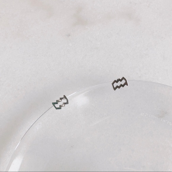 ♒️ Horoscope Stud Earrings - Picture 1 of 14